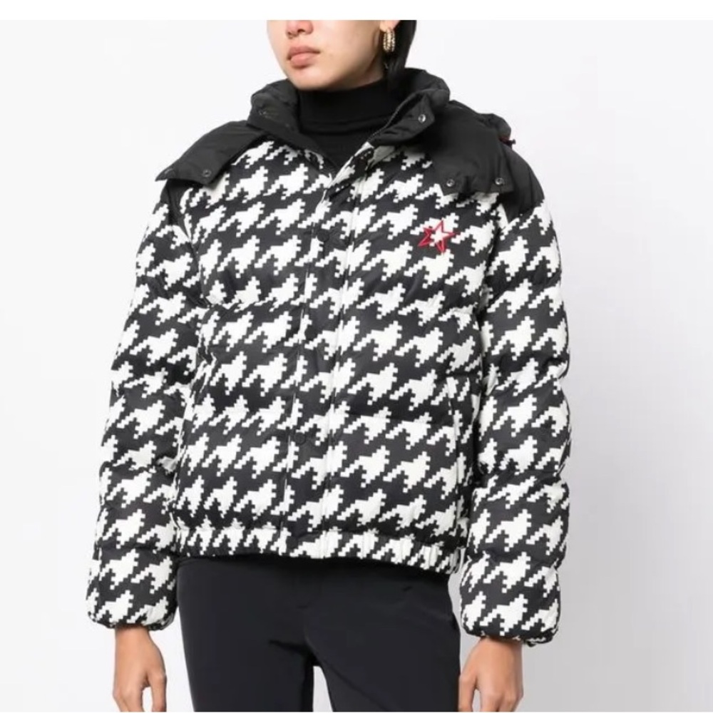 Perfect Moment Puffer coat houndstooth NWT size Small